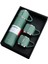 Üç Bardaklı Vacuum Flask Set Özel Kutulu Paslanmaz Çelik Termos Seti 500 ml 1