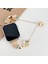 Apple Watch 42/44/45/46/49MM Kordon Taşlı Parlak Ince Flower Metal Bayanlar Için Band 2