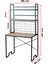 Nordic Style Çalışma Masası Kitaplıklı Çok Amaçlı Organizer 8