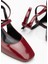 Kadın AYAKKABIST-003 Bordo Rugan Günlük 4 cm Topuklu Bayan Ayakkabı 5