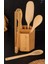 6 Parça Mutfak Gereçleri Seti – Çokgen Kaşıklık Standlı Spatula ve Servis Kaşıkları 3