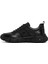 Erkek Siyah Bağcıklı Kalın Tabanlı Deri Casual Sneaker 25WFD694914 2
