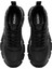 Erkek Siyah Bağcıklı Kalın Tabanlı Deri Casual Sneaker 25WFD694914 7