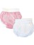 Sema Baby 2'li Lüks Alıştırma Külodu 16-22 kg - Beyaz/pembe 1