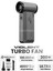 Violent Turbo Jet Fan 130000RPM Ultra Güçlü Motor Güçlü Vakum 4000MAH Bataryalı Üflemeli 1