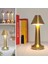 ® Çatı Model Gold Renk Şarjlı Dokunmatik 3 Renkli LED Masa Lambası 3