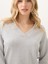 Kadın Sweatshirt 60595 - Gri Melanj 4