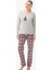 Kadın Pijama Takımı 51967 - Gri 4