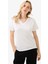 Kadın T-Shirt 60584 - Beyaz 1