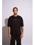 Erkek Oversize T-Shirt Ninja Siyah 3