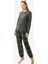 Kadın Pijama Takımı 51936 - Antrasit 1