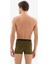 Erkek Pamuk Elastan Boxer 40863 - Yeşil 2