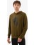 Erkek Sweatshirt 40822 - Yeşil 1