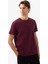 Erkek T-Shirt 40818 - Bordo 1