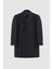 Ds Damat Regular Fit Lacivert Balıksırtı Kruvaze Palto 1