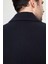 Ds Damat Regular Fit Lacivert Balıksırtı Denizci Metal Düğme Detaylı Kaşe Palto 6