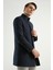 Slim Fit Lacivert Palto 5
