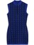 Kontrast Jakarlı Mini Elbise TW6250002138020 5