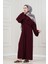 Bağlamalı Maria Elbise-Bordo 4