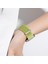 Apple Watch 10 46MM 6 7 8 Se Ultra Uyumlu 42 44 45 49MM Bakla Desen Hasır Kumaş Kordon Kayış 5