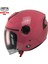 618 Güneş Vizörlü Açık Kask (Pembe) 1