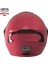 618 Güneş Vizörlü Açık Kask (Pembe) 4