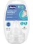 Chicco Wellbeing Silikon 2'li Biberon Emziği 6 Ay+ 1