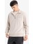 Vikings Valhalla Boxy Fit Fermuarlı Sırt Baskılı Taş Erkek Sweatshirt E9298AX/BG766 4