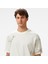 Erkek Krem Regular Fit Baskılı T-Shirt V55223T.1MA 4