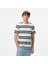 Erkek Krem Regular Fit Çizgili T-Shirt V55245T.1MA 6