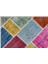 Iskece Bej Patchwork Etnik Modern Desenli Yün Hav Toz Vermez Leke Tutmayan Salon Yolluk Mutfak El Dokuma Halı 5