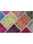 Iskece Bej Patchwork Etnik Modern Desenli Yün Hav Toz Vermez Leke Tutmayan Salon Yolluk Mutfak El Dokuma Halı 4