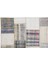 Bej Patchwork Etnik Modern Desenli Yün Hav Toz Vermez Leke Tutmayan Salon Yolluk Mutfak El Dokuma Halı 2
