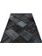 Iskece Siyah Eskitme Etnik Modern Desenli Yün Hav Toz Vermez Leke Tutmayan Salon Yolluk Mutfak El Dokuma Halı 3