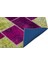 Iskece Bej Patchwork Etnik Modern Desenli Yün Hav Toz Vermez Leke Tutmayan Salon Yolluk Mutfak El Dokuma Halı 2
