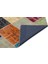Iskece Bej Patchwork Etnik Modern Desenli Yün Hav Toz Vermez Leke Tutmayan Salon Yolluk Mutfak El Dokuma Halı 2