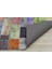 Bej Patchwork Etnik Modern Desenli Yün Hav Toz Vermez Leke Tutmayan Salon Yolluk Mutfak El Dokuma Halı 3