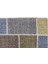 Teselya Gri Patchwork Etnik Modern Desenli Yün Hav Toz Vermez Leke Tutmayan Salon Yolluk Mutfak El Dokuma Halı 3