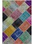 Iskece Bej Patchwork Etnik Modern Desenli Yün Hav Toz Vermez Leke Tutmayan Salon Yolluk Mutfak El Dokuma Halı 1