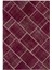 Teselya Bordo Patchwork Etnik Modern Desenli Yün Hav Toz Vermez Leke Tutmayan Salon Yolluk Mutfak El Dokuma Halı 1