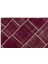 Teselya Bordo Patchwork Etnik Modern Desenli Yün Hav Toz Vermez Leke Tutmayan Salon Yolluk Mutfak El Dokuma Halı 2