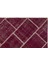 Teselya Bordo Patchwork Etnik Modern Desenli Yün Hav Toz Vermez Leke Tutmayan Salon Yolluk Mutfak El Dokuma Halı 3
