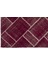 Teselya Bordo Patchwork Etnik Modern Desenli Yün Hav Toz Vermez Leke Tutmayan Salon Yolluk Mutfak El Dokuma Halı 4