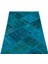Atina Turkuaz Eskitme Yün Modern Desenli Yün Hav Toz Vermez Leke Tutmayan Salon Yolluk Mutfak El Dokuma Halı 3