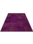 Iskece Mor Eskitme Etnik Modern Desenli Yün Hav Toz Vermez Leke Tutmayan Salon Yolluk Mutfak El Dokuma Halı 3