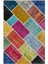 Iskece Bej Patchwork Etnik Modern Desenli Yün Hav Toz Vermez Leke Tutmayan Salon Yolluk Mutfak El Dokuma Halı 1