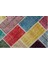Iskece Bej Patchwork Etnik Modern Desenli Yün Hav Toz Vermez Leke Tutmayan Salon Yolluk Mutfak El Dokuma Halı 4