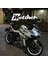 CFMOTO 250SR BMW HP4 MODEL PARCALI MOTOSIKLET KAPLAMA STICKER ETIKET MODELI SİYAH BEYAZ GRİ RENK 4