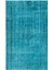 Atina Turkuaz Eskitme Yün Modern Desenli Yün Hav Toz Vermez Leke Tutmayan Salon Yolluk Mutfak El Dokuma Halı 1