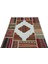 Iskece Bej Patchwork Yün Modern Desenli Yün Hav Toz Vermez Leke Tutmayan Salon Yolluk Mutfak El Dokuma Halı 3